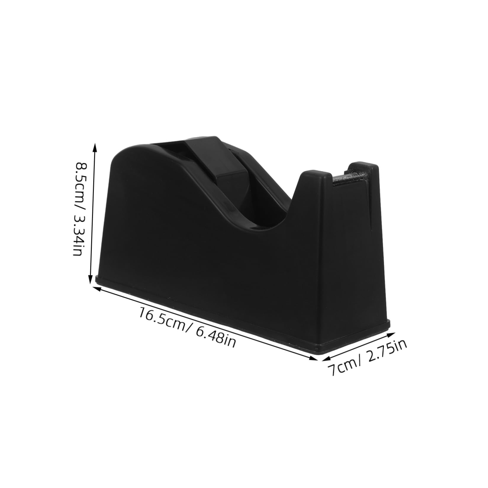 PACKOVE 2 Pezzi Dispenser Nastro Adesivo Doppio Uso per Pezzi Piccoli e Grandi con Base Antiscivolo e Taglio Preciso, per Materiali Artigianali e Lavoro da Scrivania