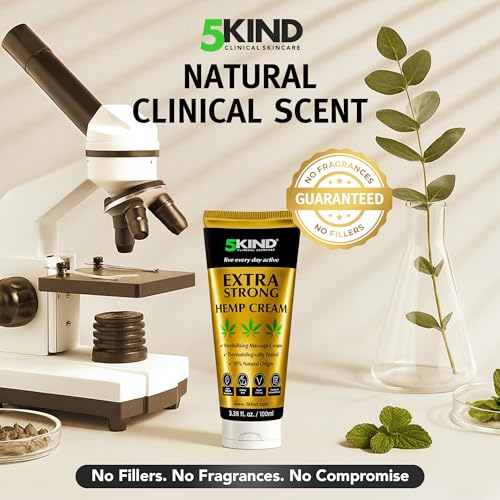 Image of 5Kind Extra Strong Hemp Cream 3.4 fl oz - Maximum Strength