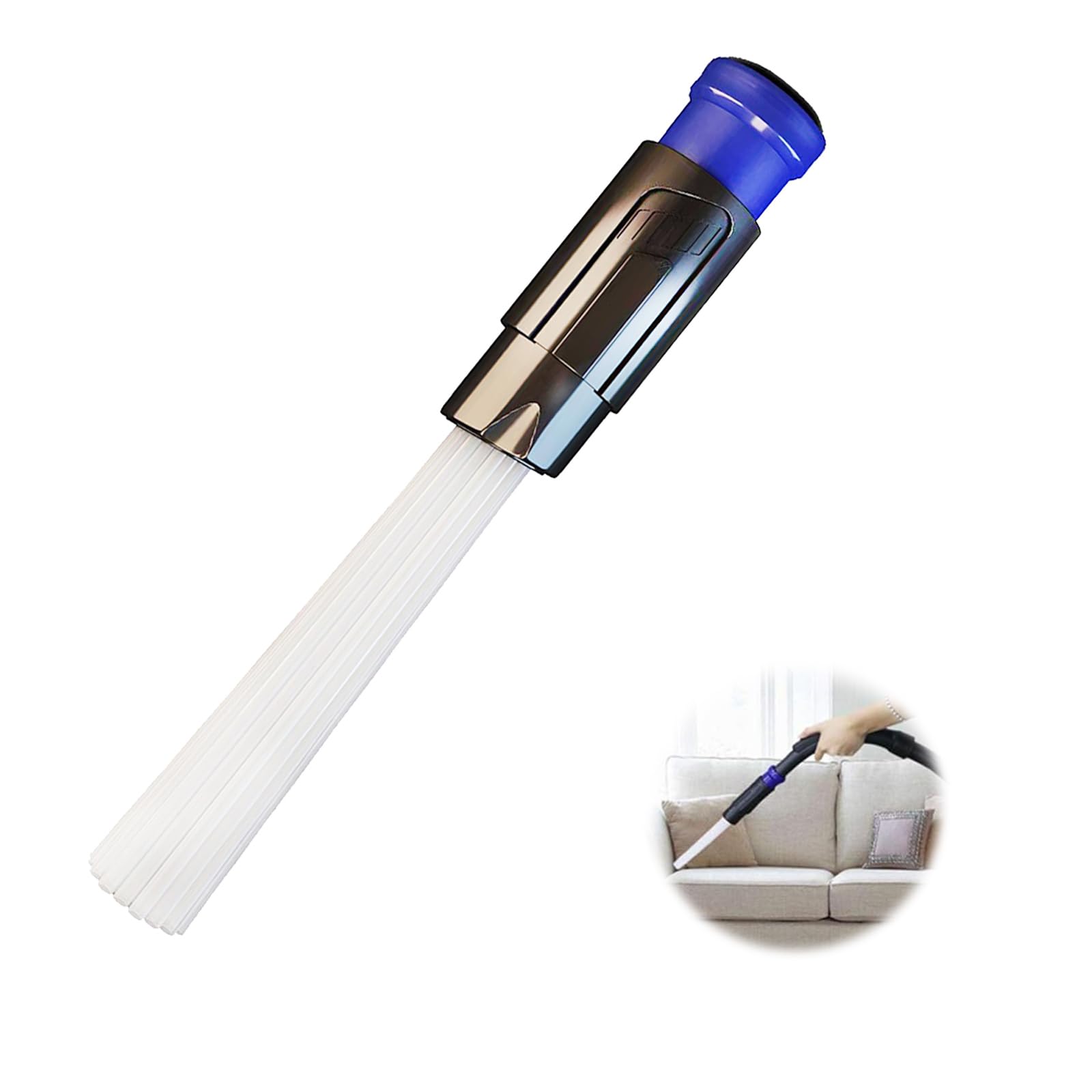 Chuancheng 1 Universal Dust Brush Vacuum Cleaner Attachment Crevice Cleaning Brush For Dust Remover,Keyboard/Window/Blind/Car Cleaning