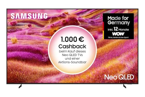 Samsung Neo QLED 4K QN90F 115 Inch Mini LED TV, Anti-Reflection, NQ4 AI Gen3 Processor, Neo Quantum HDR+, 4K Upscaling Pro, Dolby Atmos, Knox Security, Samsung Vision AI Smart TV