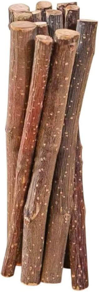 Natural Wheat Straw Bird Chew Sticks, Parrot Beak Grinding Toy, Small Pet Foraging & Boredom Relief Treats, Cylindrical Bundle (Mixed Set – Sweet Bamboo 100g)