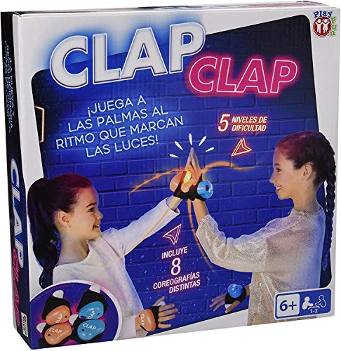 PLAY FUN BY IMC TOYS Clap Clap | Juego divertido en el que tendrás que escoger una Coreografia y jugar a a las Palmas al ritmo que indican las Luces - Para niños 6 Años