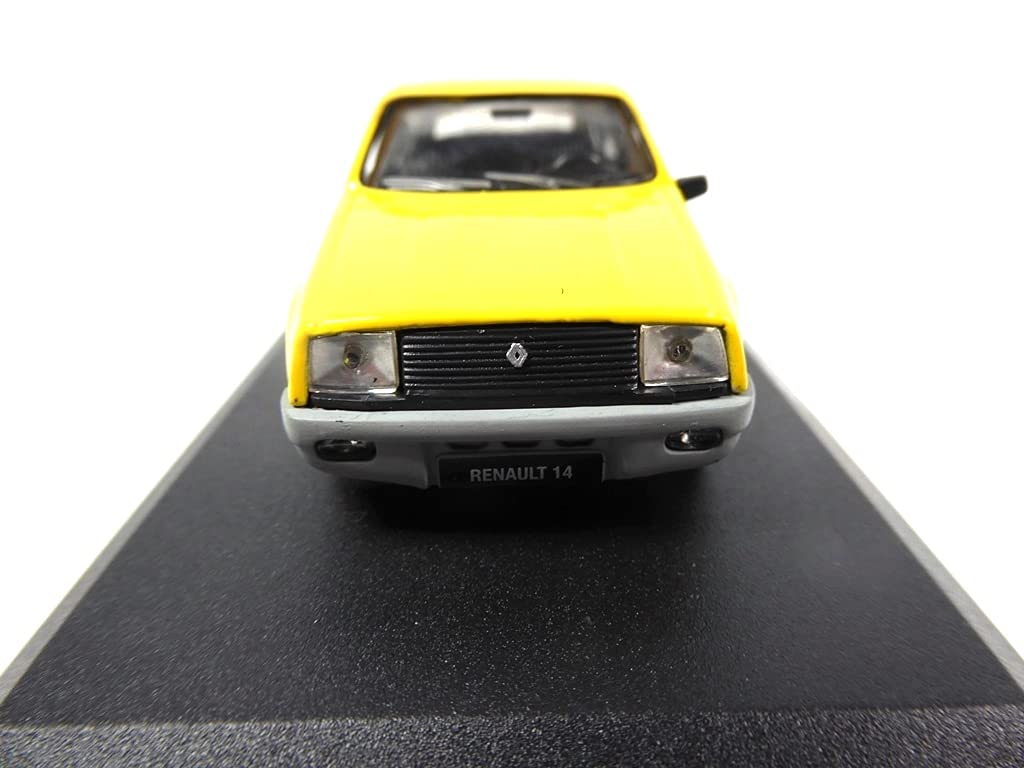 Voiture Miniature Renault 14 1976 - Norev Hachette échelle 1/43 - Métal - Bleu - Collection