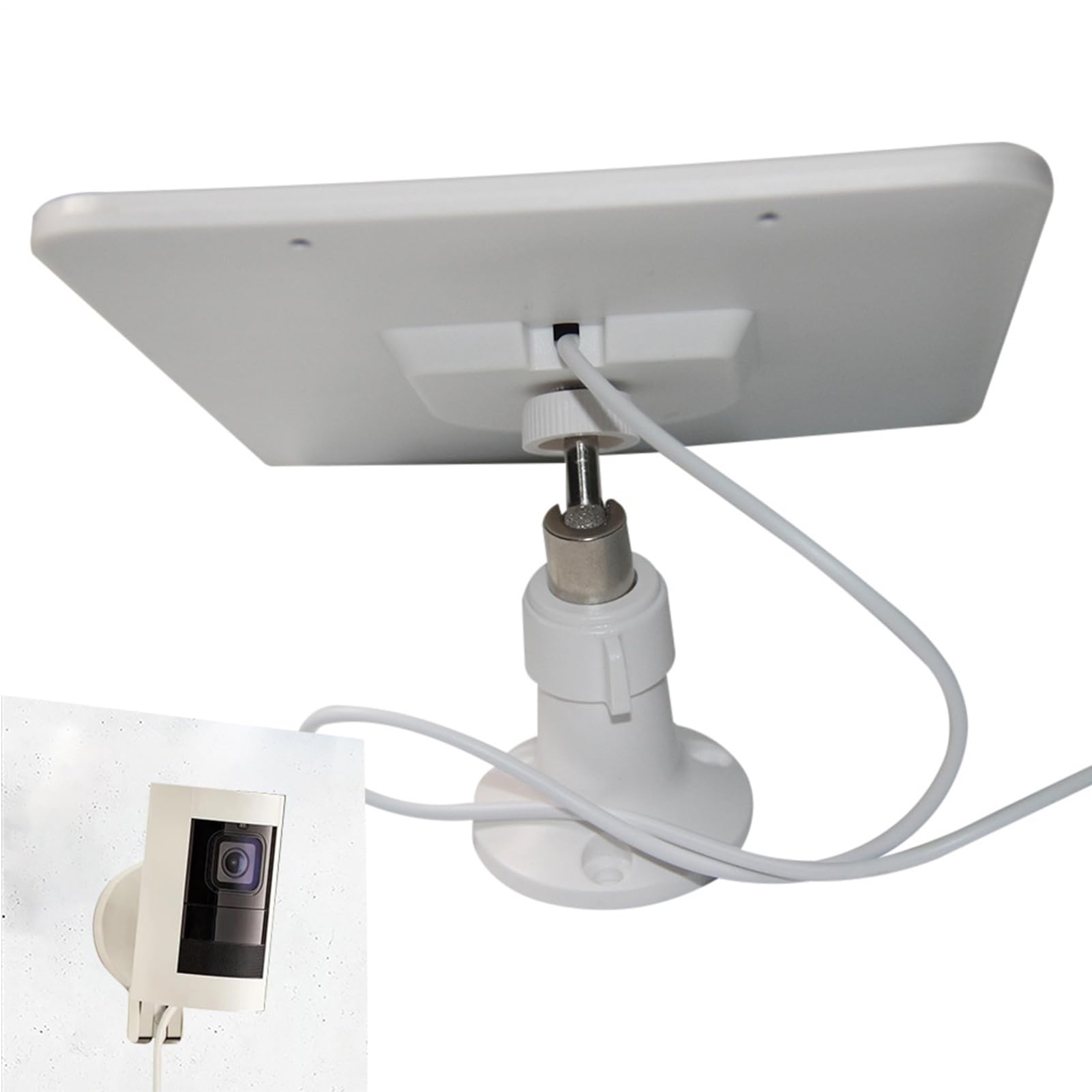Caméra à panneau solaire : protégez votre maison sans abîmer vos murs, chargeur 20W
