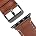 Dark brown + smoky grey buckle