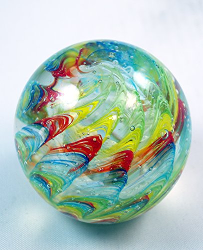 Tripact Inc M Design Art Handcraft Rich Colored Rainbow Tie-dye Paperweight PW-662 [Kitchen]