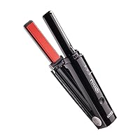 Vista 10 de KISS Plancha plana inalámbrica Rouge Plancha de pelo portátil, placas de cerámica de turmalina, 350°F - 420°F, batería de iones de litio recargable