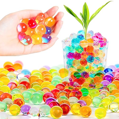 Wasserperlen 15000 St&uuml;cke, Water Beads Wasserperlen f&uuml;r Pflanzen Ungiftig Wiederverwendbare, Wasserkugeln Vase F&uuml;llstoff und Deko Aquaperlen Wasser Perlen