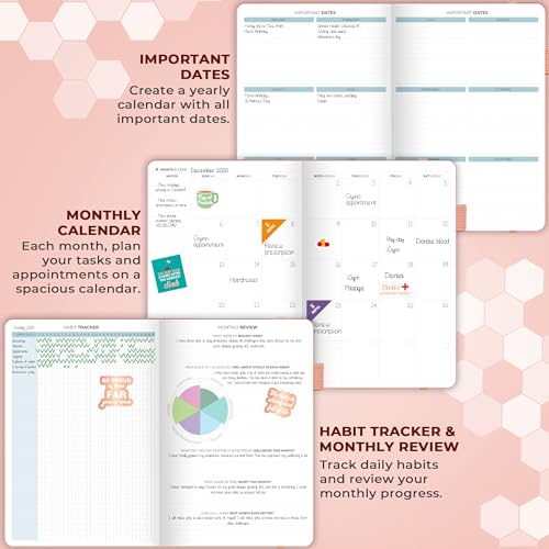 Planificateur médical 12 mois Clever Fox non daté carnet de santé - 4