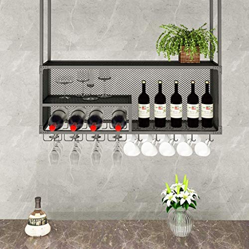 Support à suspendre pour verre à vin MiroDo avec casier à vin mural transparent - 3