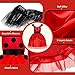 INNOCHEER Ladybug Dress Costume for Girls, Ladybug Costume Toddler Halloween Birthday Dress Up Pretend Play for Kids 2-10
