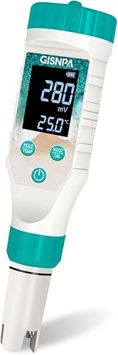 Digital Pool Water Tester, Chlorine Tester & Pool Salt Tester | Pool pH Tester 7 in 1 FAC Digital Salinity Tester for Saltwater Aquarium Sodium Chloride Swimming Pools Hot Tubs Spas