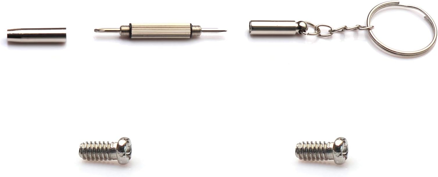 Replacement Screwdriver + 2 Pcs Screws for Oakley Holbrook Metal OO4123 Sunglasses