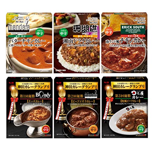 【Amazon.co.jp限定】エスビー食品 ご当店レトルトカレー 6種セット (噂の名店:バターチキン・南インドチキン・湘南ドライカレー、神田カレーグランプリ:欧風ボンディチーズ・マンダラビーフ・日乃屋カレー) 【セット買い】 【Amazon.co.jp限定】エスビー食品 ご当店レトルトカレー 6種セット (噂の名店:バターチキン・南インドチキン・湘南ドライカレー、神田カレーグランプリ:欧風ボンディチーズ・マンダラビーフ・日乃屋カレー) 【セット買い】