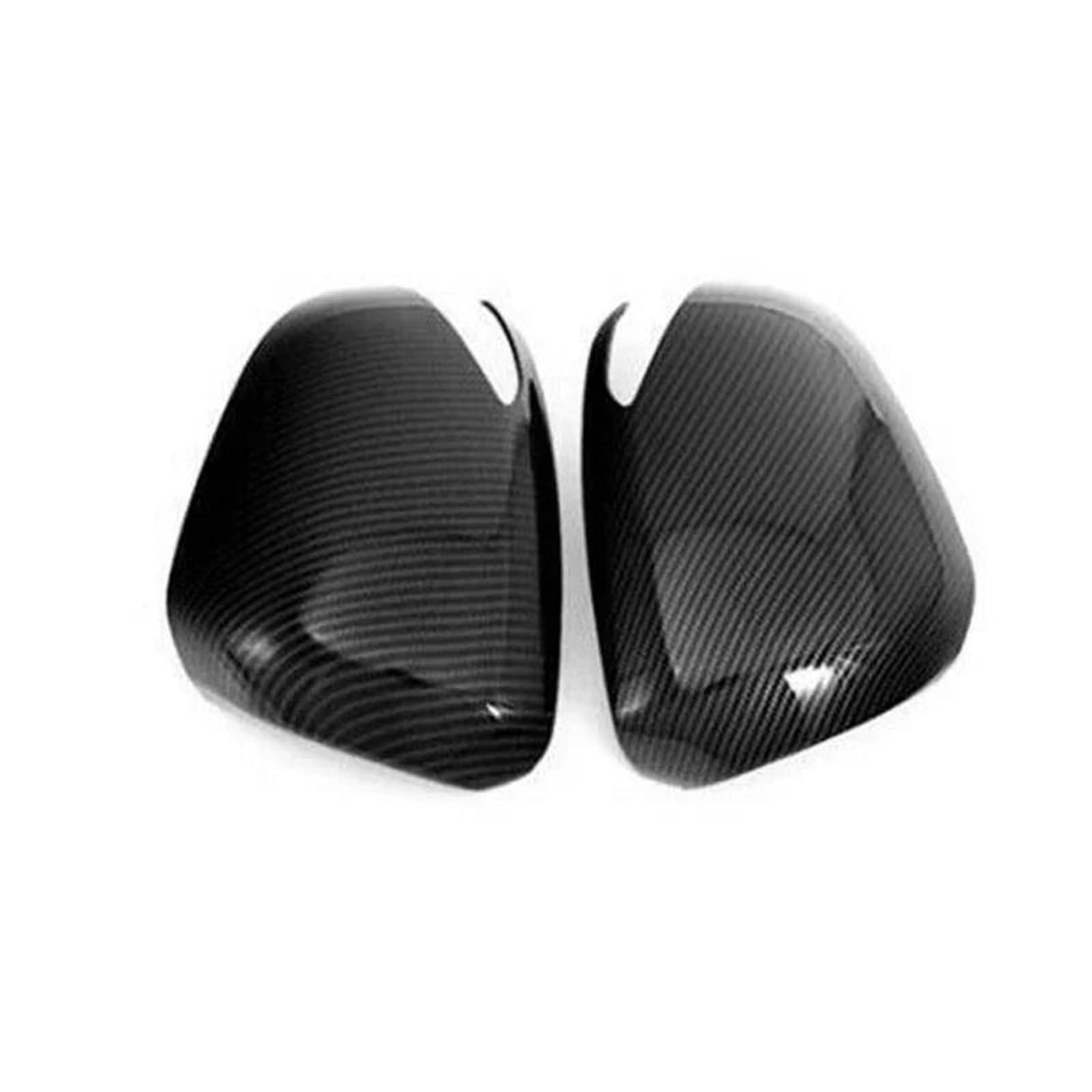 Car Wing Mirror Covers for Hyundai for Santa Fe 2019-2023 Car Rearview Side Mirror Cover Wing Cap Exterior Sticker Door Case Trim Carbon Fiber MNGNCBXWK(Carbon)