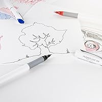 Vista 8 de Pentel Floatune - Bolígrafo de punta redonda sin saltos, línea media de 0.031 in, tinta negra, paquete de 2