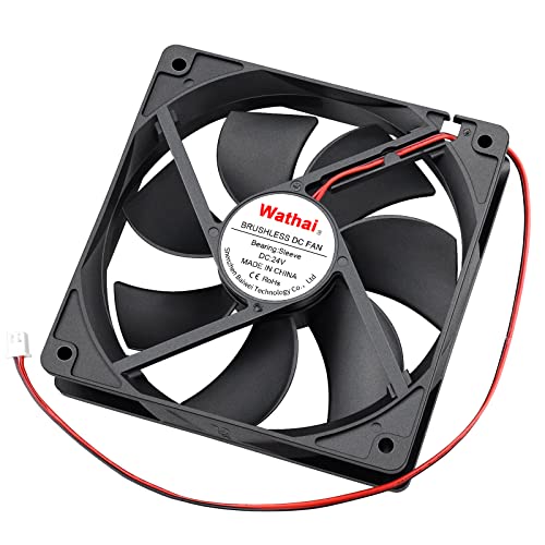 Wathai 120x120x25mm 120mm 24v Case Fan PC Cooling DC Brushless Motor Fan High Airflow