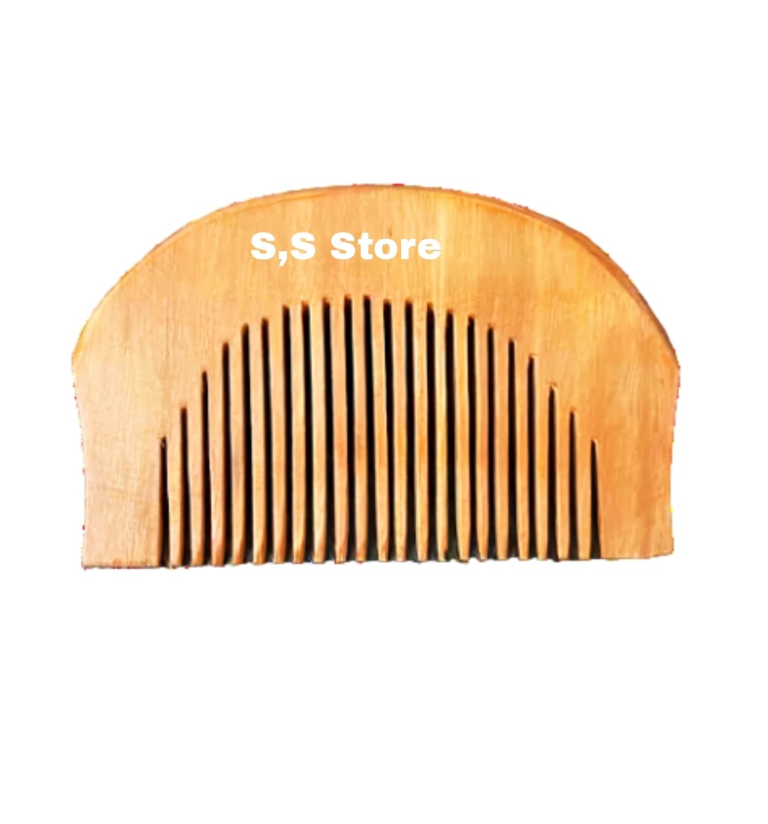 S S Store Panjabi Turban Comb Kesh Kanga Sikh Hair Comb Kangi Standderd Size Comb Wooden Comb, Dimensioni standard - Image 2
