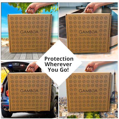 Image of Gamboa Original Colonial Panama Hat for Men and Women Straw Optimo Hats Sun Protection UV UPF50+