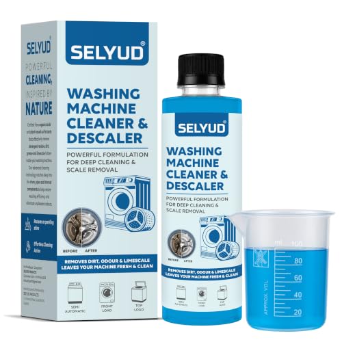 Image of Washing Machine Cleaner 300ml | Deep Drum Cleaner & Descaler | Limescale, Odour & Residue Remover | For Front Load & Top Load Machines