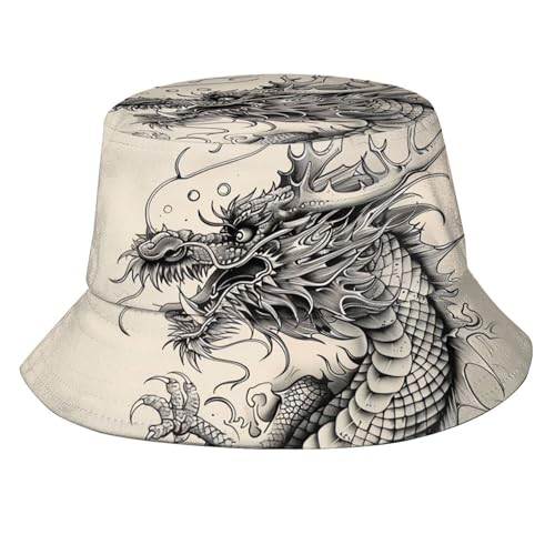 Image of Bucket Hat for Women Men, Fashion Print Outdoor Beach Hat Packable Sun Cap for Travel Hiking