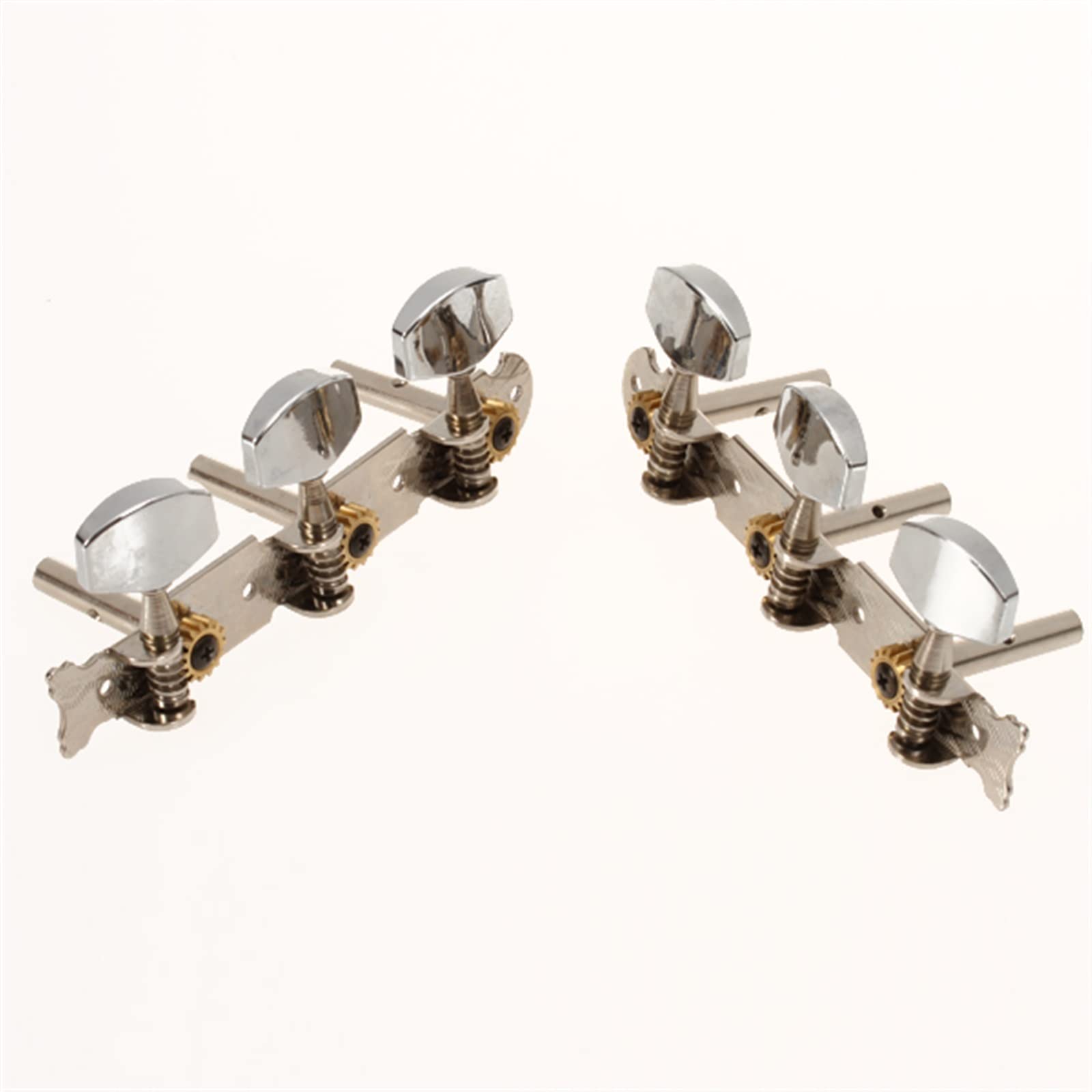 Mécaniques Guitare Mécaniques Guitar Tuning Pegs Instruments À Cordes Machine Têtes Tuners avec Chrome Guitar Remplacement Accessoires