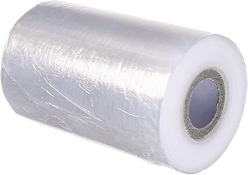 Bettomshin Película elástica preestirada de 3.94 pulgadas x 656.16 pies, 1 rollo de película de plástico para suministros de mudanza, embalaje de