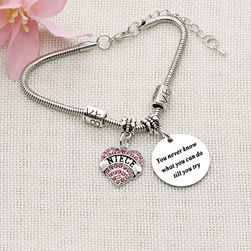 Braccialetto in argento per donne e ragazze, con