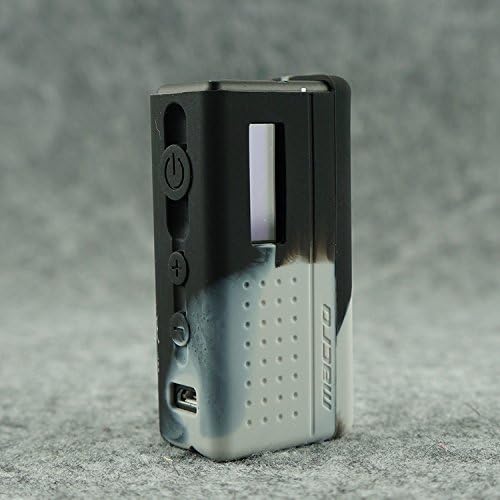 Silicone Sleeve for SBODY MACRO VaporShark DNA 40 Skin Cover Case Wrap (Grey/Black)