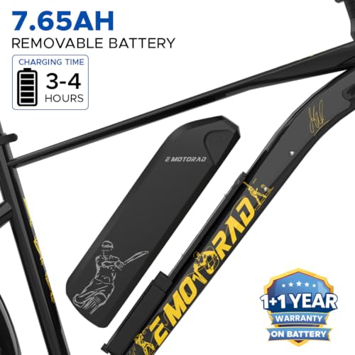 Image of EMotorad Legend 07 Black 27.5 inches 7 Speed Lithium-ion (Li-ion) Electric Cycle