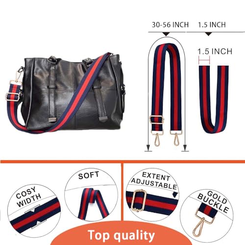 Image of S-Jacorry Purse Strap Replacement Crossbody Wide Shoulder Strap Adjustable Canvas Straps Handbag Strap Replacement Belts