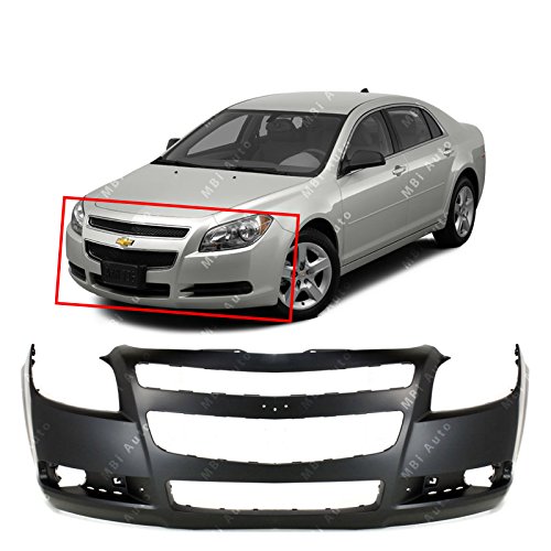 MBI AUTO - Primered, Front Bumper Cover Fascia for 2008 2009 2010 2011 2012 Chevy Malibu 08-12, GM1000858