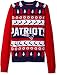 FOCO New England Patriots One Too Many Ugly Sweater Large