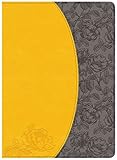 Holman Study Bible: NKJV Edition, Canary/Slate Grey, LeatherTouch