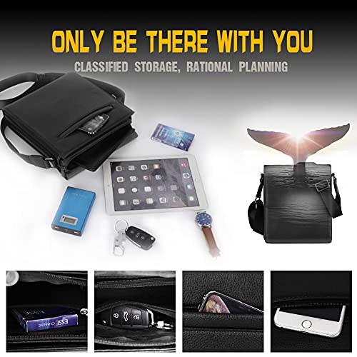 Leathario Men's Crossbody Bag,Vegan Leather Shoulder Messenger Purse Sling Satchel For Work Business Travel3