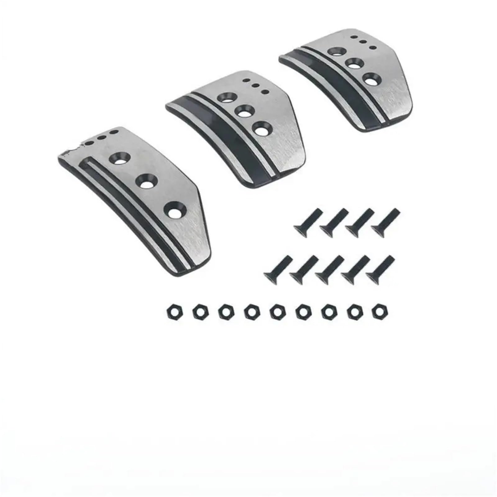 Cubierta pedal embrague Para Embrague Freno Pedal Acelerador Accesorios Decorativos Coche Transmisión Manual Aluminio Universal Juego Cubierta Pedal Coche Antideslizante