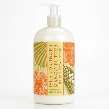 Greenwich Bay Trading Company 16 fl oz Shea Butter Lotion Botanical Collection Island Ginger Mango Butter