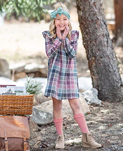 RuffleButts® Girls 3-Pack Knee High Socks with Ruffles2