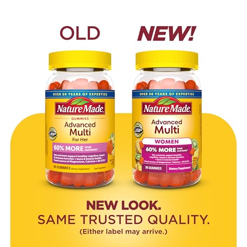 Nature Made Advanced Womens Gummy Multivitamins, 90 Multi Vitamin Gummies - image 2