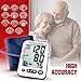 Digital High Blood Pressure Monitor for Home Use, Automatic Readings for Upper Arm Fit, Records Data for up to 2 Separate People, BP Cuff Machine Extra Large