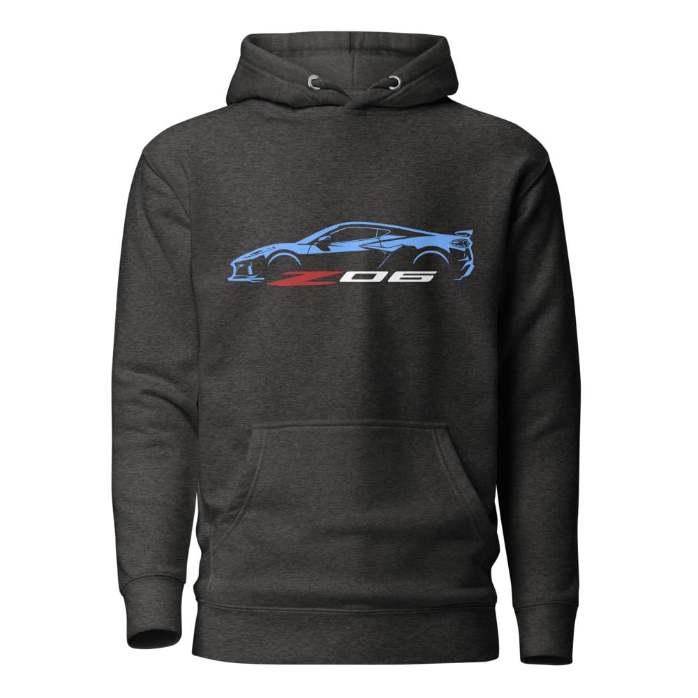 2024 2025 Corvette C8 Z06 Rapid Blue Silhouette 8th Generation Vette Drivers niestandardowa bluza z kapturem pulower bluza