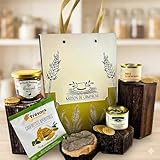 PAQUETE GOURMANDS - Estuche para tabla de aperitivos, selección de tierras, pastas y crujientes artesanales