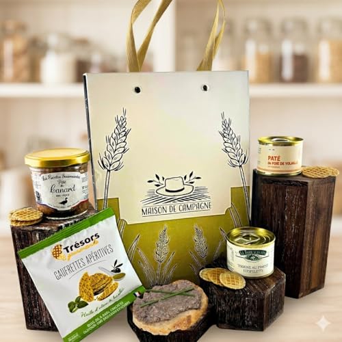 COLIS GOURMANDS Coffret Apéritive Sélection de Terrines, Pâtés et Croustillants Artisanaux