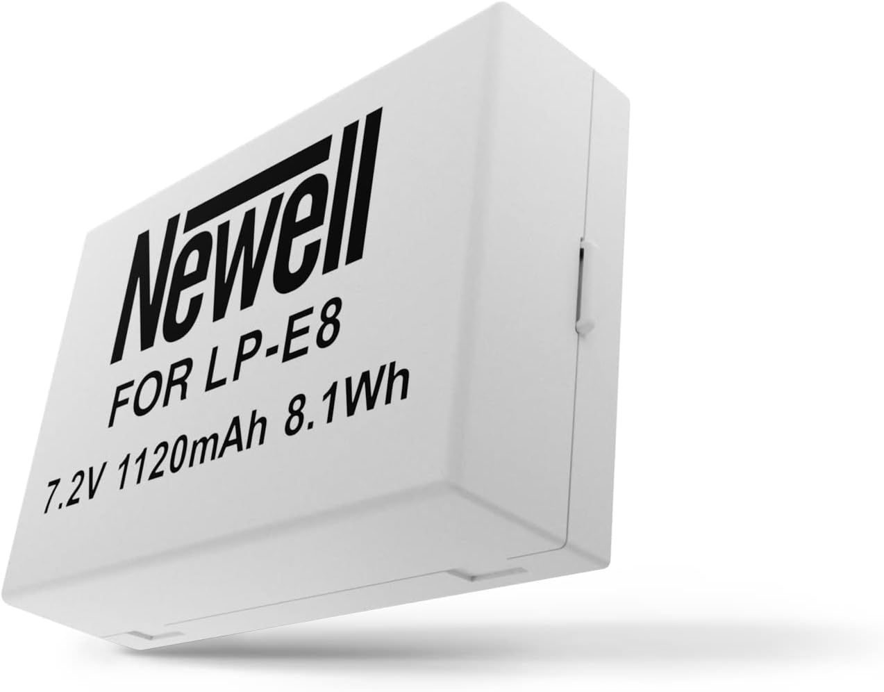 Brand Rechargeable Li-ion Battery Replacement for LP-E8,7.2V 1120 mAh, Grey, Small. Compatible Cameras Canon EOS: 550D, 600D, 650D, Rebel T2i, I1001Rebel T3i, Rebel T4i, Rebel T5i.