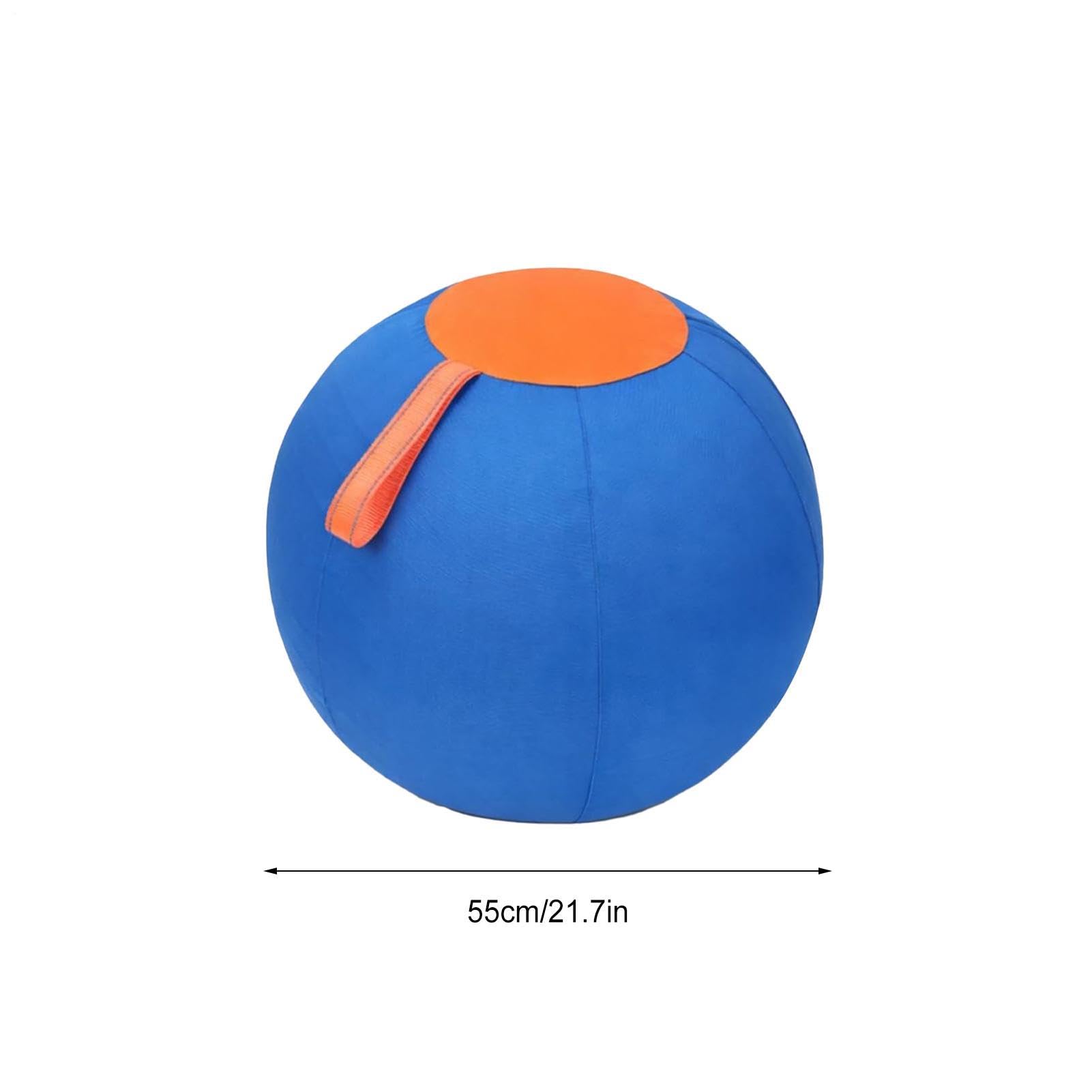 Balón hinchable de poliéster, pelota de juego interactiva, resistente al desgarro para mascotas, juguete de entrenamiento para perros, actividades al aire libre | pelota de rodadura duradera para