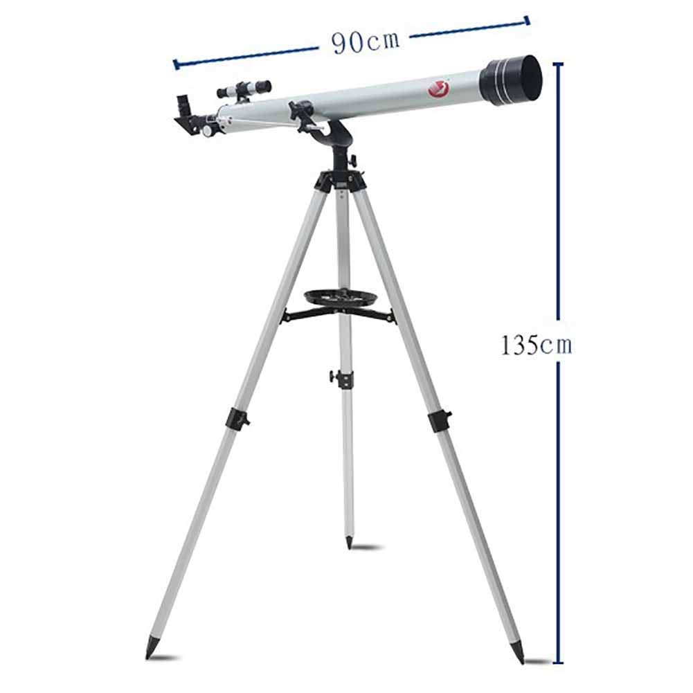 Telescopio astronomico rifrattore Spaziale con treppiede Regolabile, Giocattoli educativi, telescopi monoculari, telescopio Spaziale monoculare per Esterni per Bambini Principianti