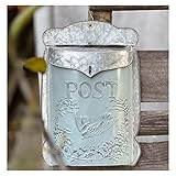 Resistente al agua: cuenta con una ranura de sobre y una cubierta de solapa superior con pequeño cerrojo de candado/pestillo bloqueable para ayudar a proteger tus letras de la lluvia y la humedad, así como cualquier ojo indiscreto.