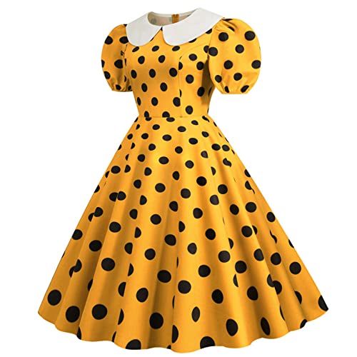 Robe tunique courte ample jaune L | Le confort sans complexe