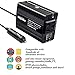 Bapdas 150W Car Power Inverter DC 12V to 110V AC Car Adapter for Plug Outlet with 3.1A Dual USB Car Charger for Laptop Computer-Black