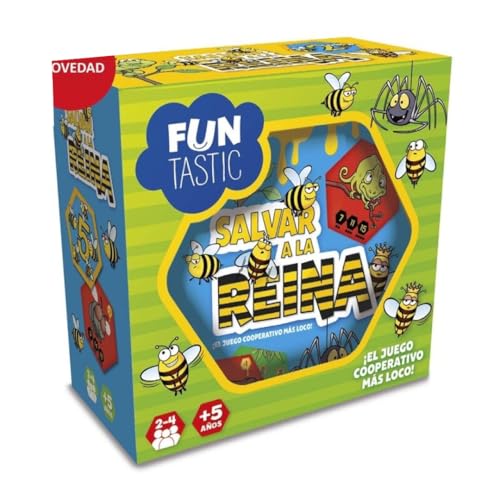 IMAGILAND Funtastic Salvar A La Reina, Juego de Cartas, 2-4 Jugadores, +5 Años